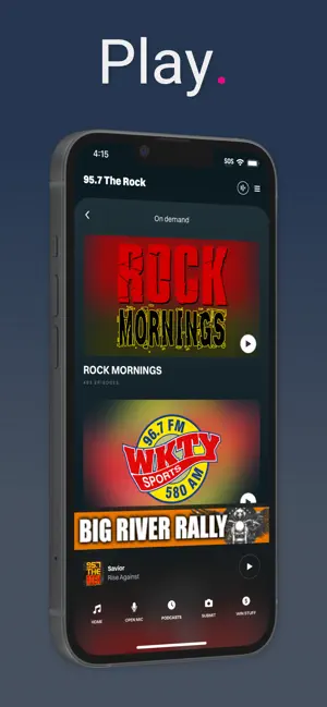 95.7 THE ROCK screenshot 2