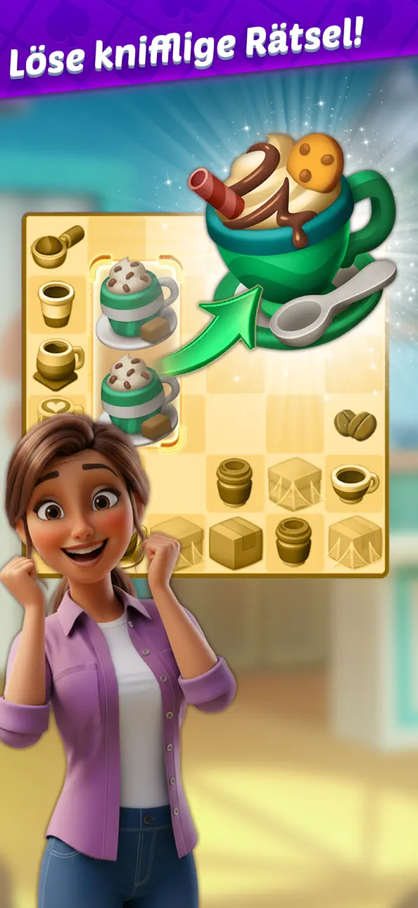 Solitaire Story: Ava's Manor iOS Mod IPA screenshot 3 - iOS game interface