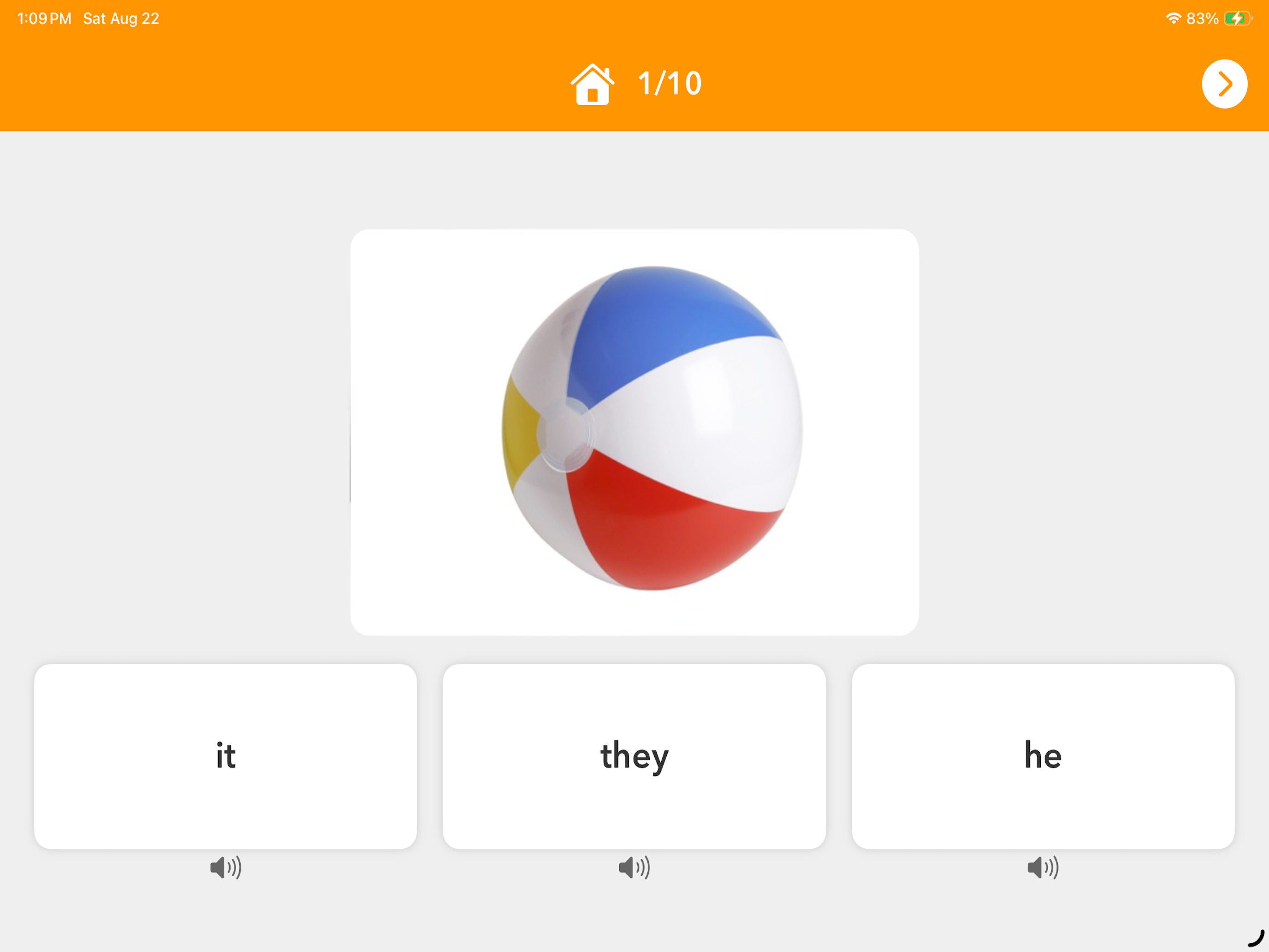 Pronouns by Teach Speech Apps screenshot 2