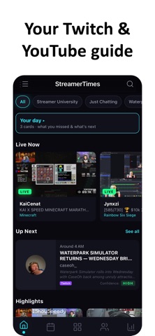 Streamer Times: Stream Guide Screenshot 1 of 6