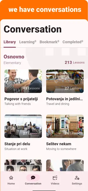 Slovenian - Listening Speaking screenshot 2