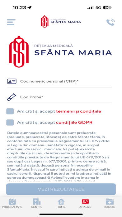 Sfanta Maria iPhone screenshot 2 - Medical app