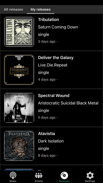 scream4me - Heavy Metal news Screenshot