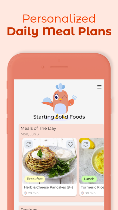 Starting Solids & Baby Foods Screenshot