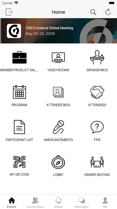 CREO Global Meeting Screenshot