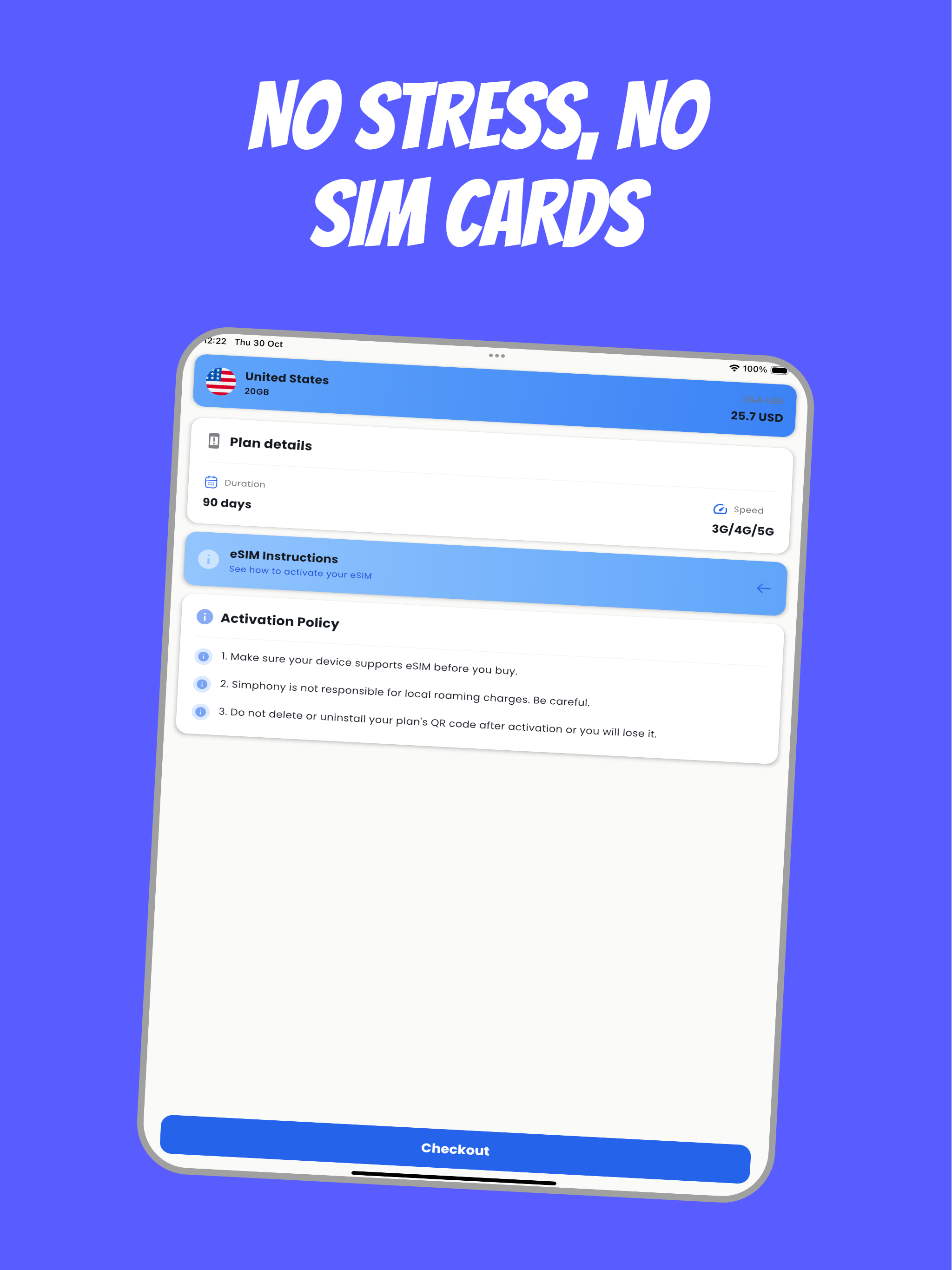 Voyasim: Travel eSIM Data Plan screenshot 8