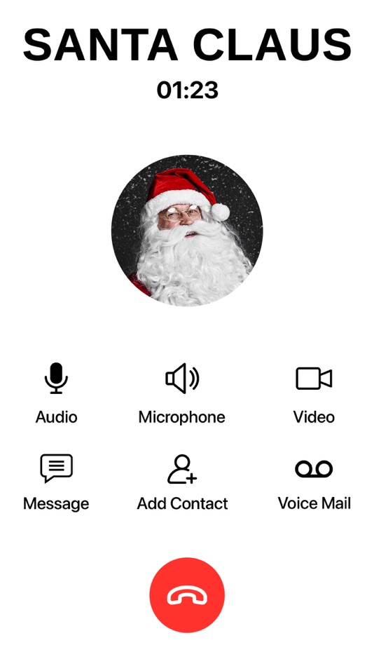 #3. Santa Calling App (iOS) 由: Harshaben Surani