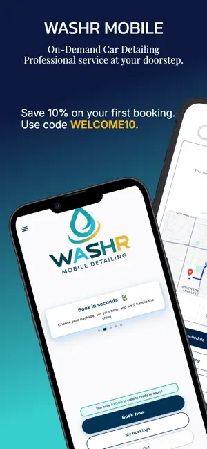 Washr Mobile: Car Detailing screenshot 1