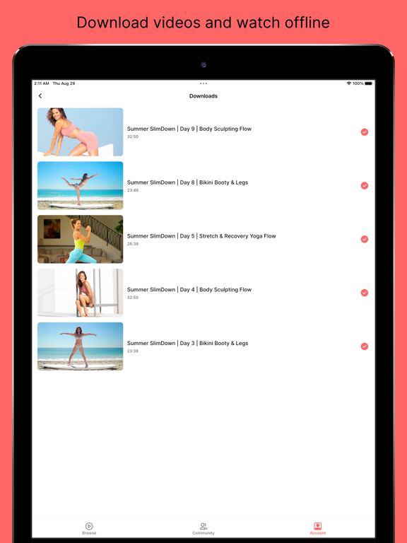 Screenshot #5 pour Brooke Burke Workouts + LIVE