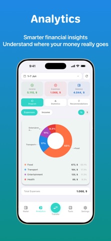 SafeNook: Expense Tracker App Screenshot 1 of 9