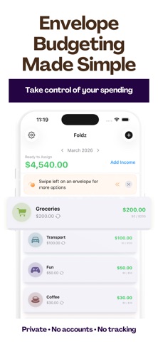 Foldz: Envelope Budget App Screenshot 1 of 6