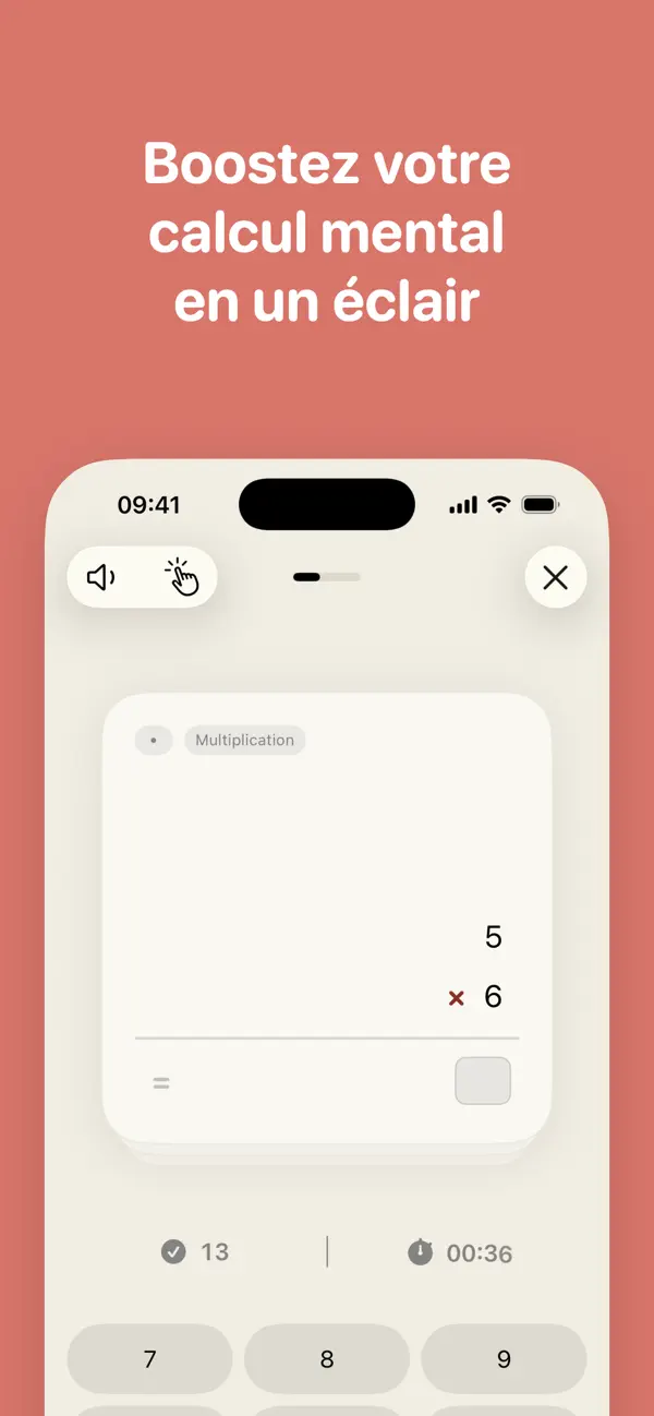 Screenshot #1 pour Calcul Mental, Maths: Numbio