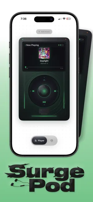 SurgePod: Track Your Listening screenshot 1