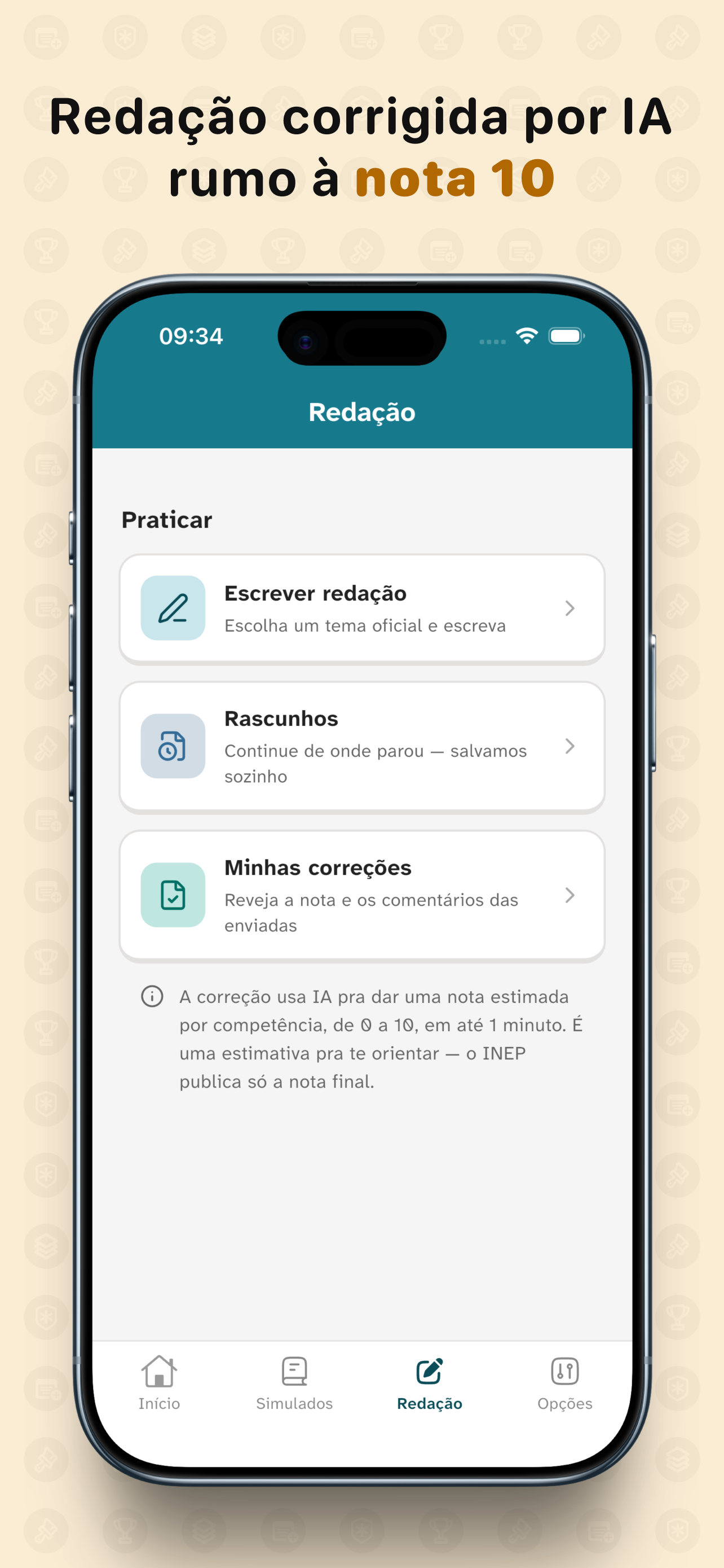 ENCCEJA 2026: Redação Simulado screenshot 5