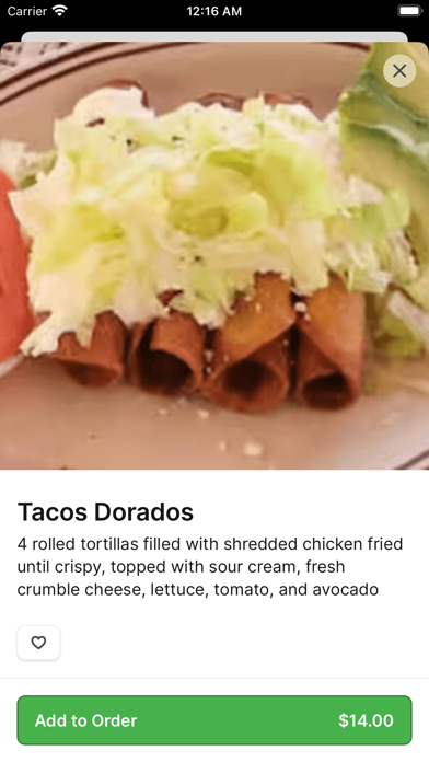 Taqueria el D.F app screenshot 3
