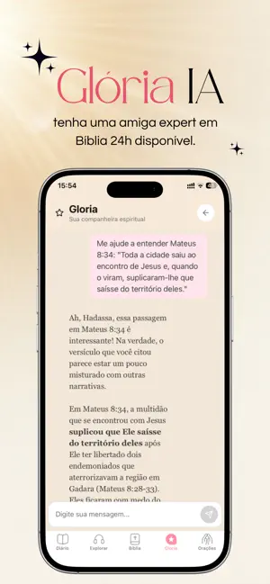 GlowApp - Devocional Feminino iPhone screenshot 4