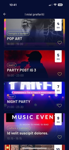 Eventi X Te screenshot