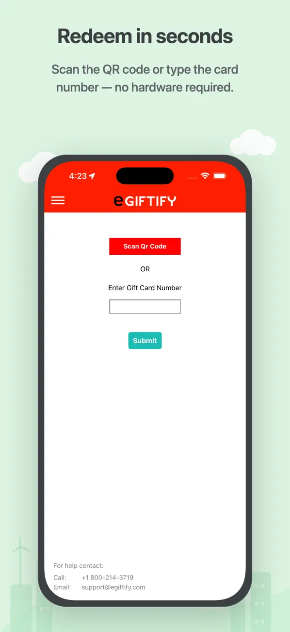 Screenshot #2 pour eGiftify Merchants