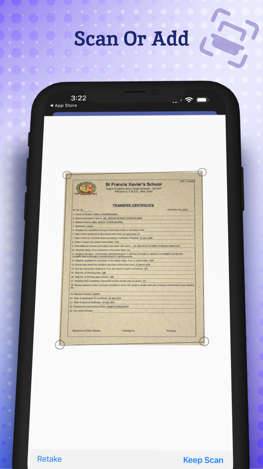 #1. DocScan : PDF Scanning App (iOS) 来自: xita apps