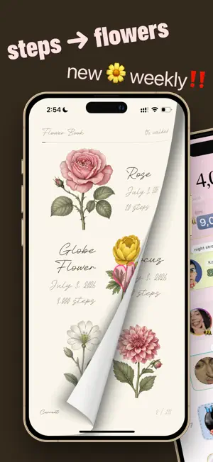 Walk Flower: Steps & Friends screenshot 1