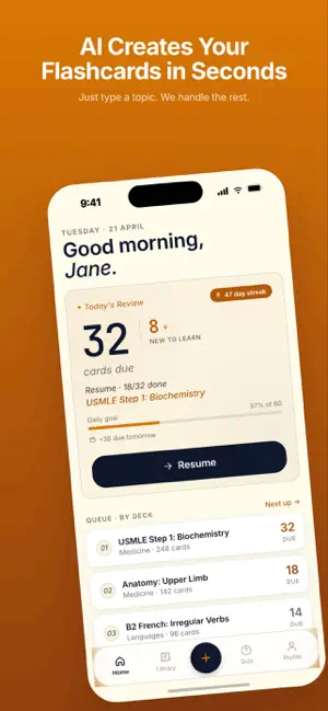 Revio - AI Flashcard Maker screenshot 1