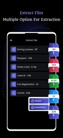 Zip-Unzip & Rar Files Screenshot 2 of 10