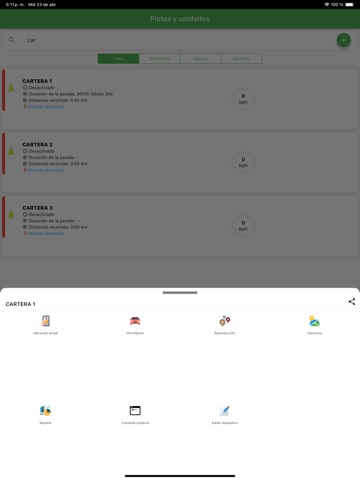 Serteco GPS iPad screenshot