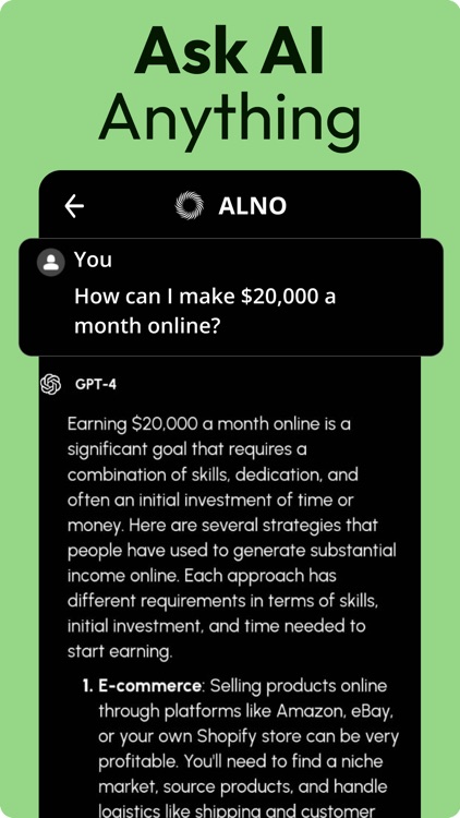 ALNO: AI Chatbot Assistant app screenshot-8