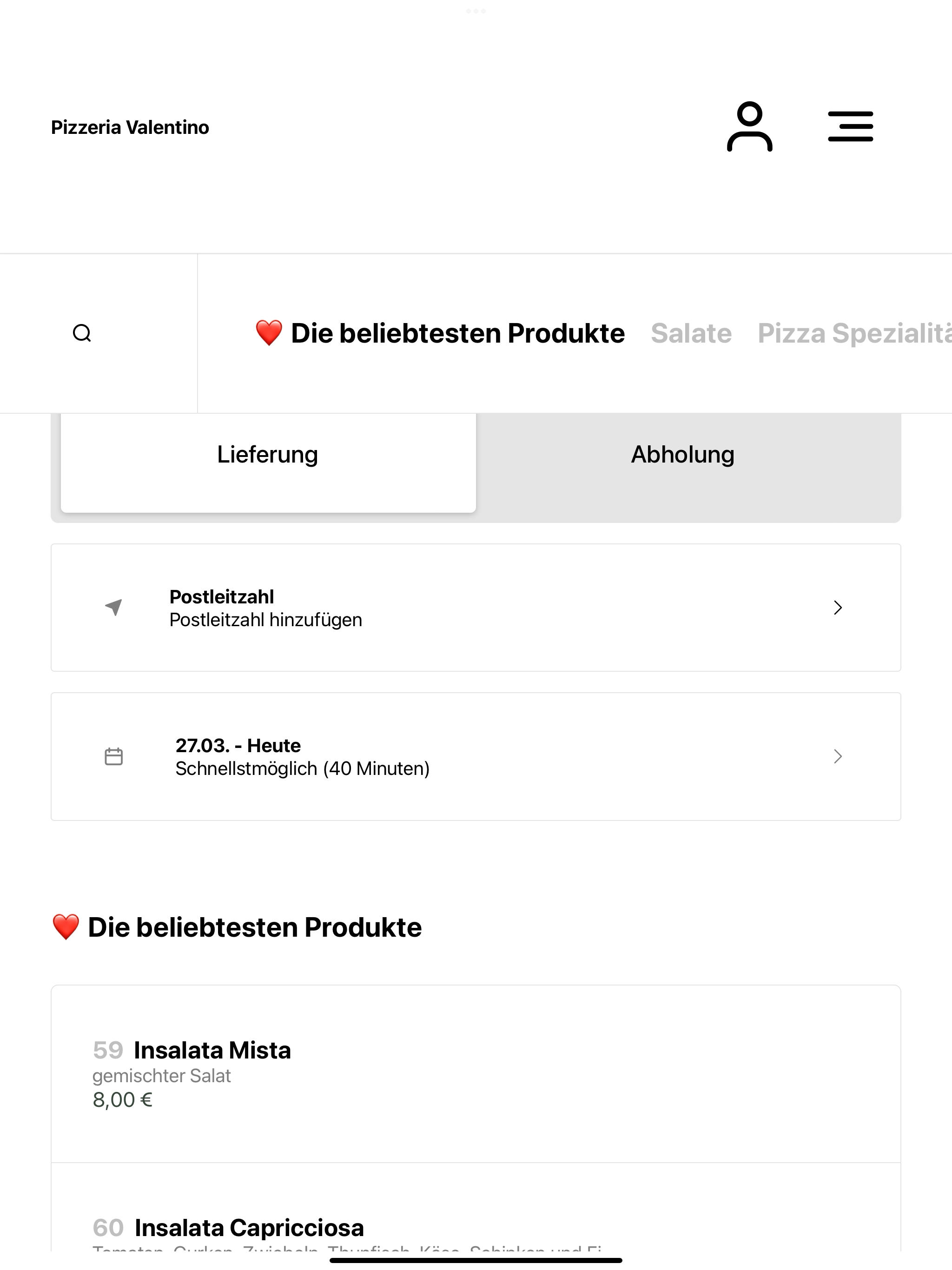 Pizzeria Valentino Viersen