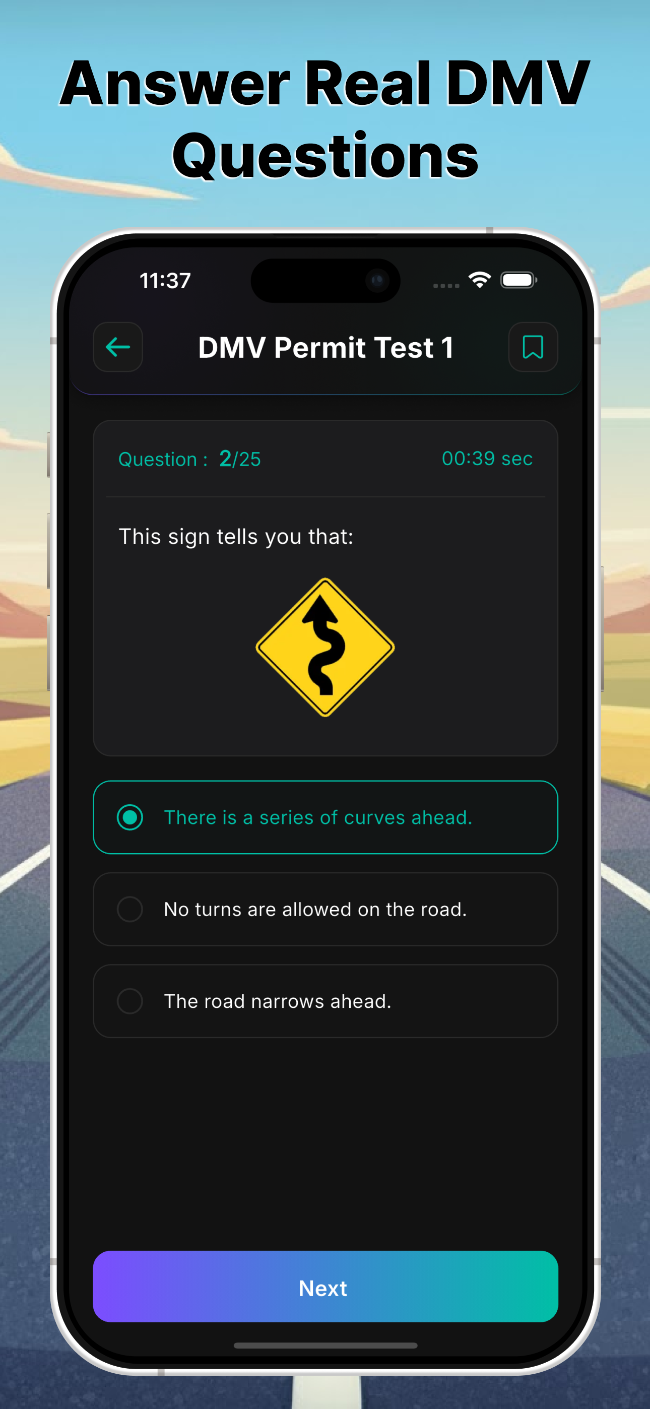 DMV Permit Practice Test.