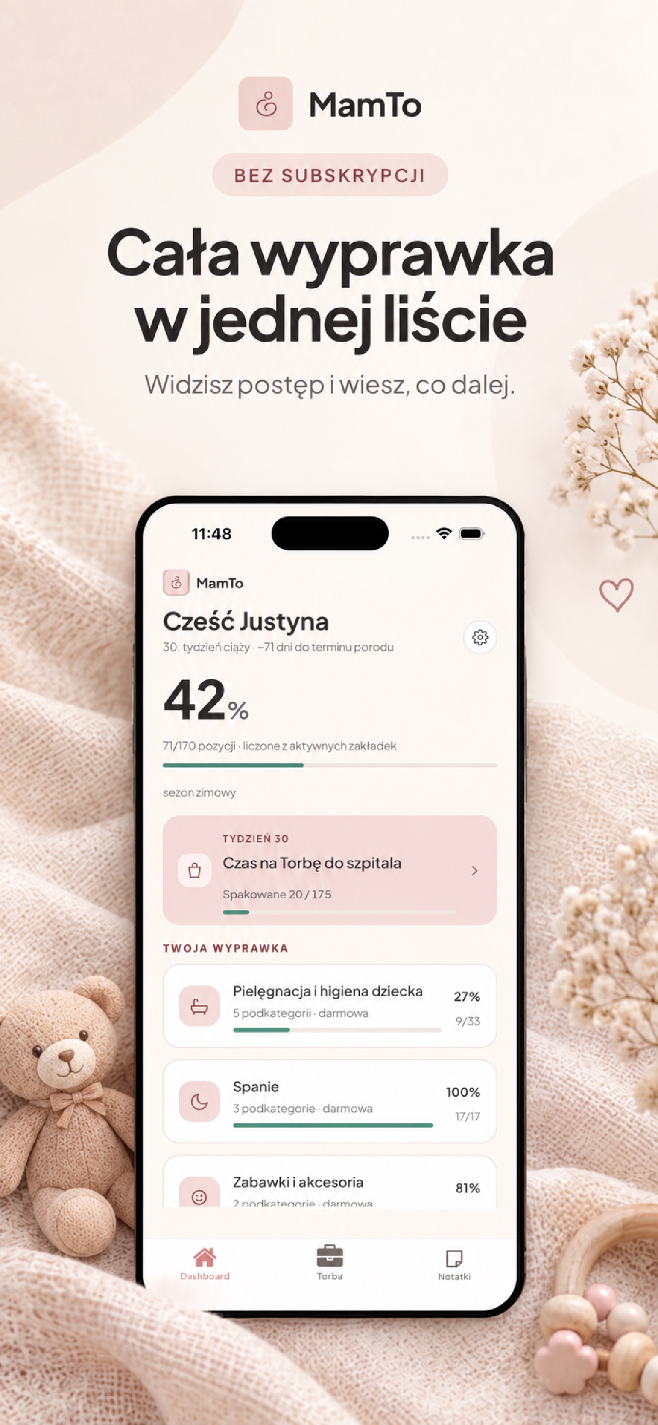 Screenshot 1 of MamTo - wyprawka dla noworodka