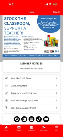 RVA Financial Mobile Screenshot 1 of 4
