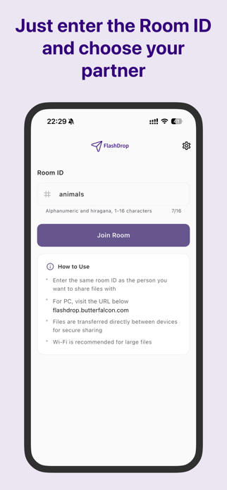 FlashDrop - file sharing Screenshot 1 of 3