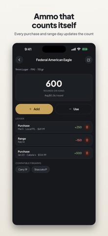 GunFolio: Gun and Ammo Tracker Screenshot 2 of 9
