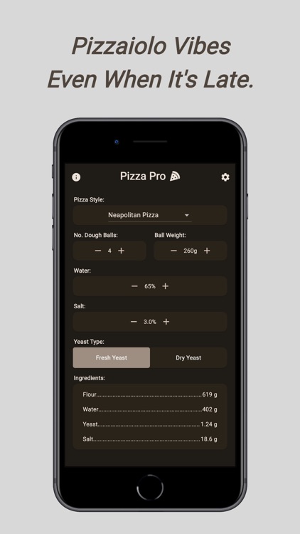 Pizza Pro - Dough Calculator