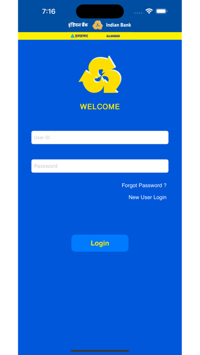 Indian Bank Credit Card Screenshot