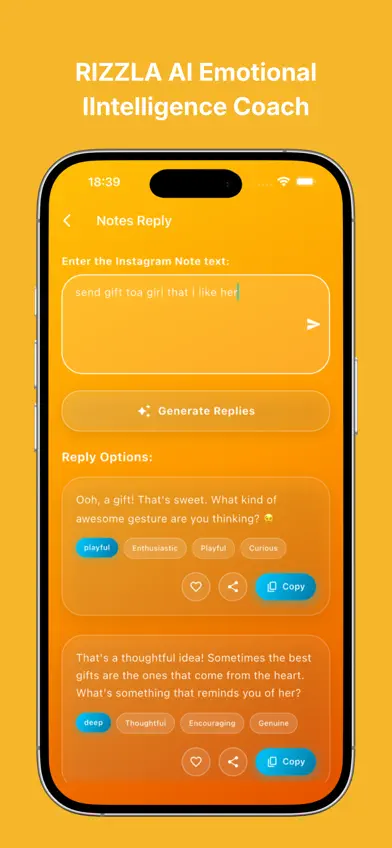 RIZZLA AI screenshot 2