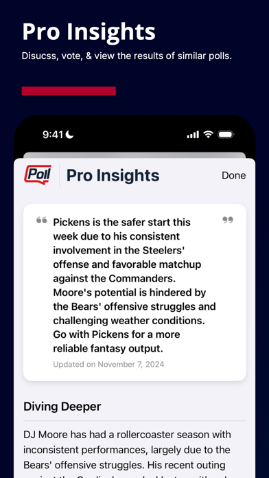 Poll Sports Screenshot