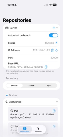 RepoFlow screenshot