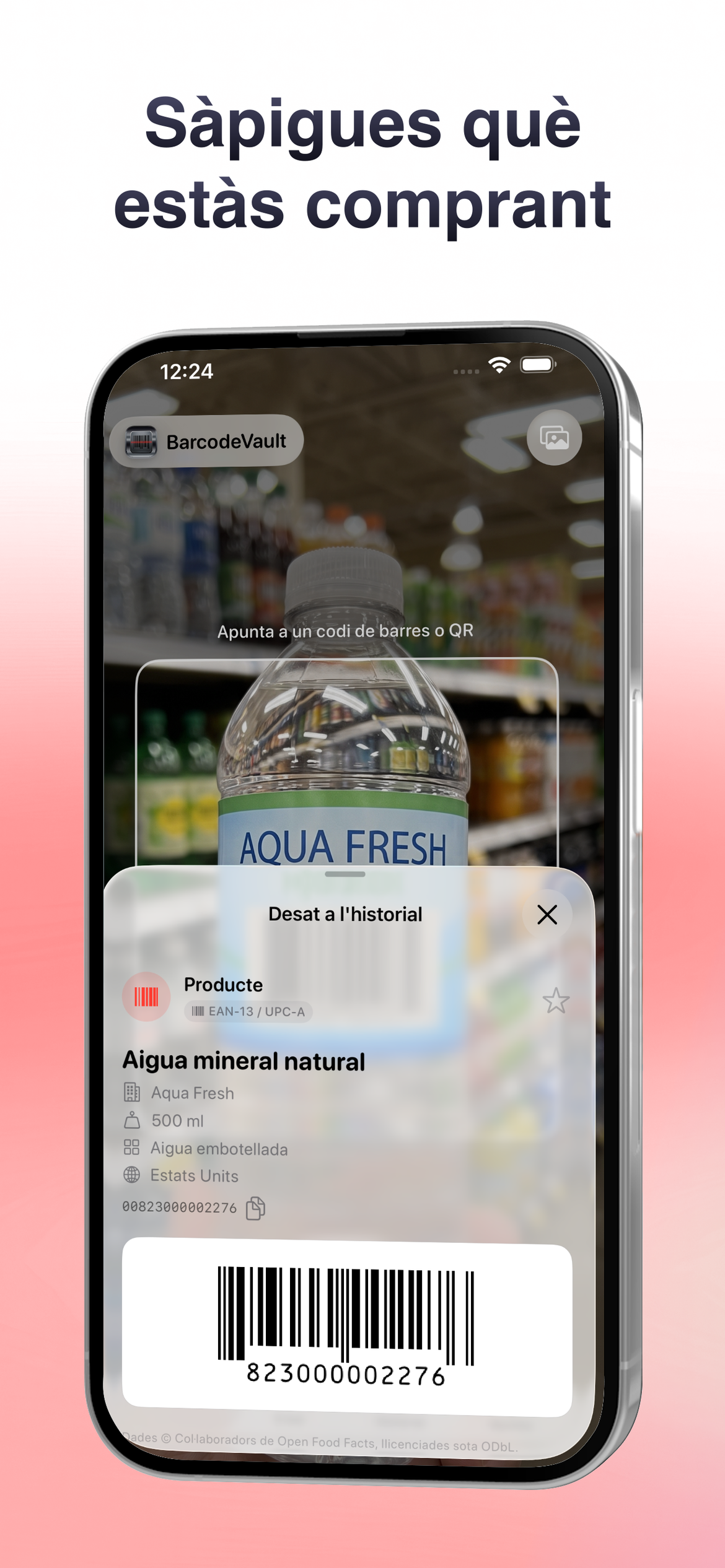 BarcodeVault app screenshot 2