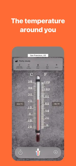 HD Thermometer ⊎ screenshot 1