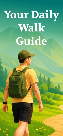 Walkiva - Daily Walk Guide iPhone screenshot 1