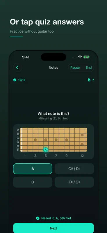 Fretalus: Fretboard Trainer screenshot 2 of 9