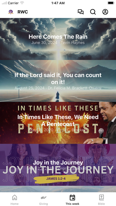 Rhema Word Church Screenshot