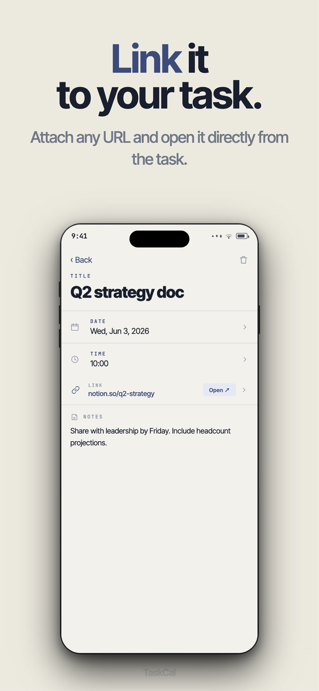 TaskCal: Task Manager
