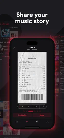 Stats.fm For Apple Music iPhone Ekran Görüntüsü 4