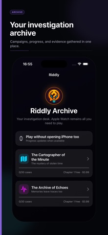 Riddly Watch iPhone screenshot