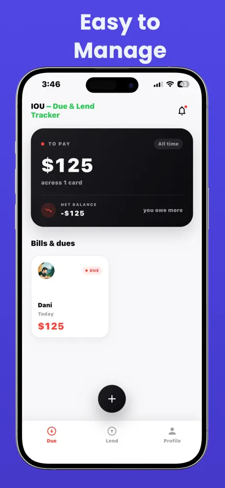 IOU – Due & Lend Tracker screenshot 5