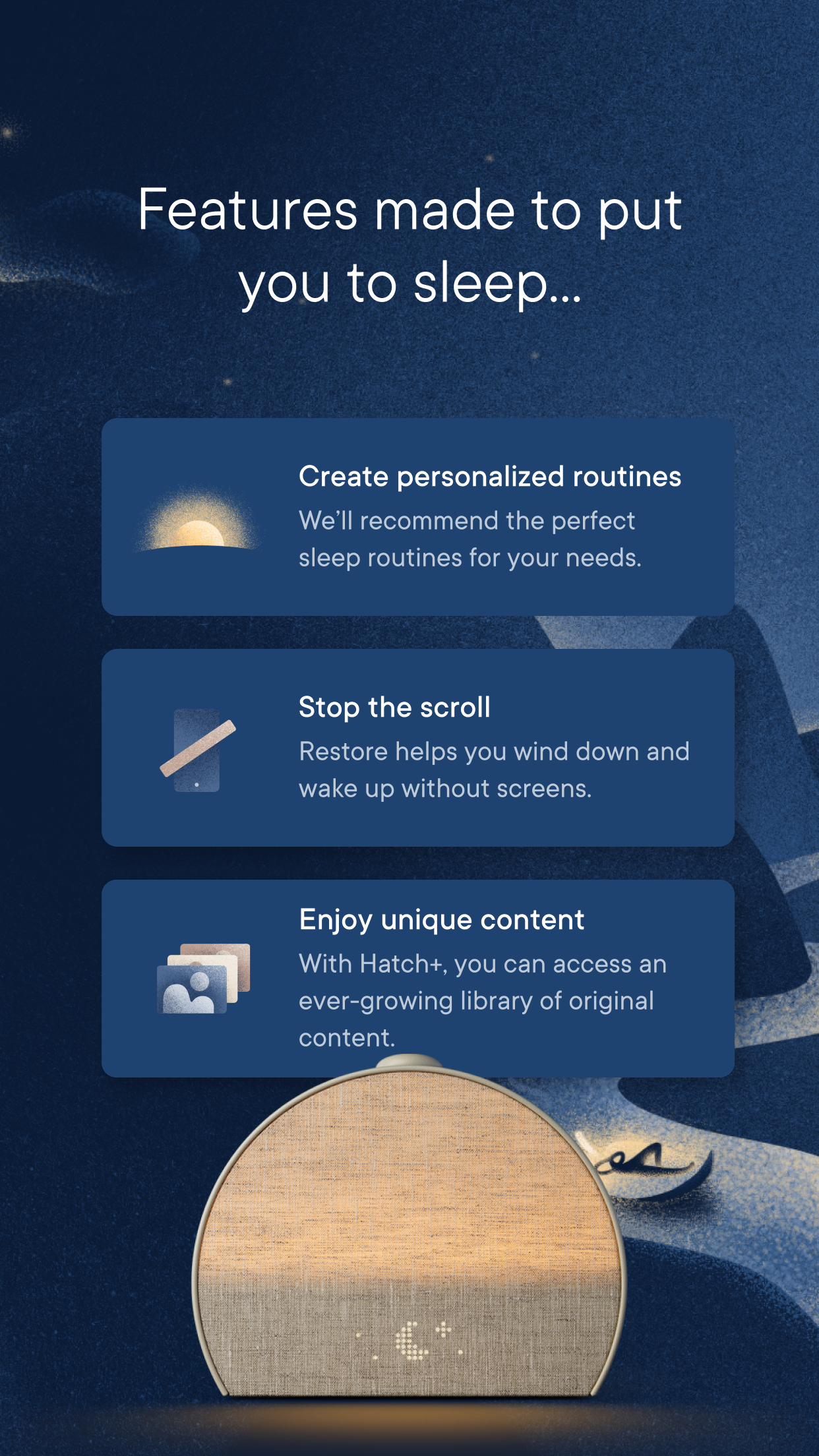 Hatch Sleep screenshot 3