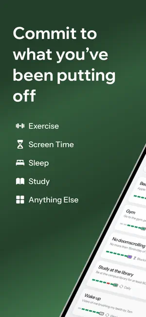 Commit: Goal Contracts screenshot 1